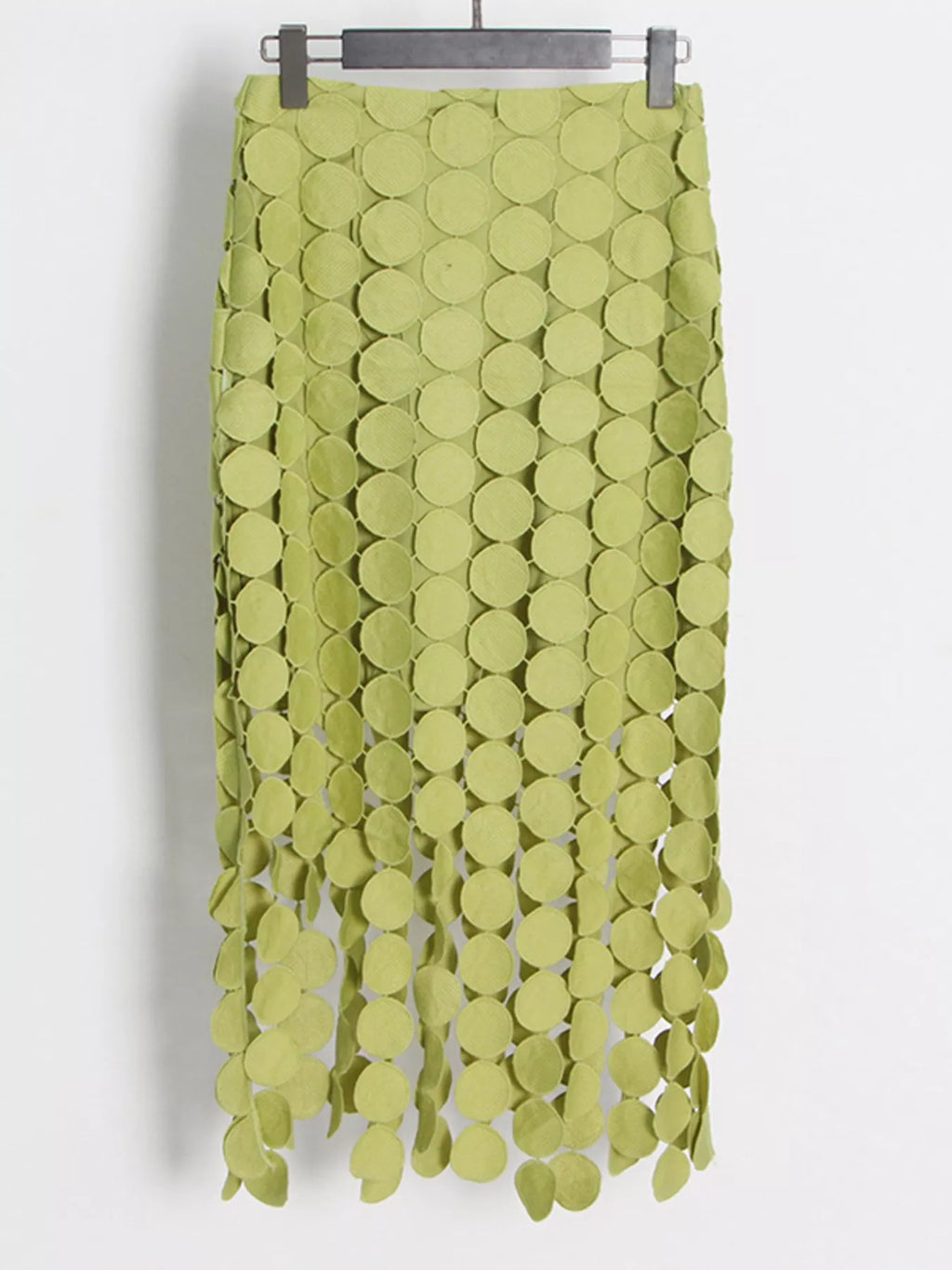 Fringe Midi Skirt See size chart under “more details”