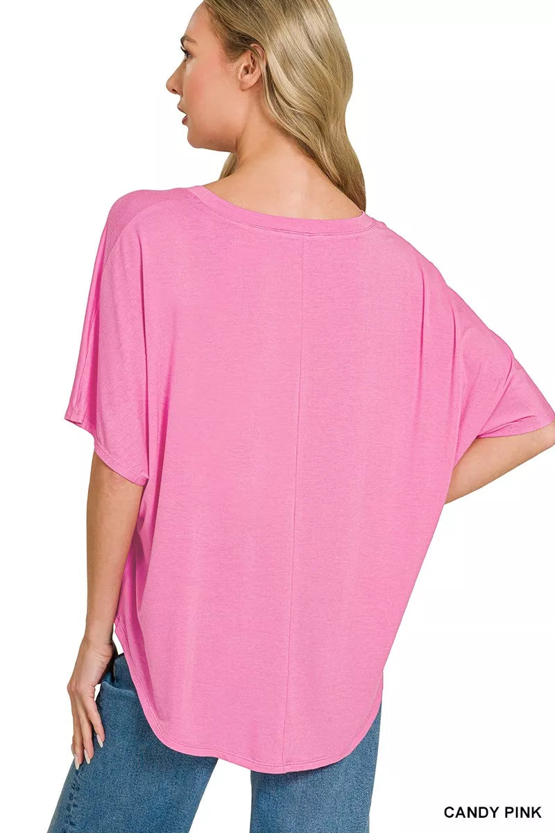 V-neck Oversized Top & Pants Set