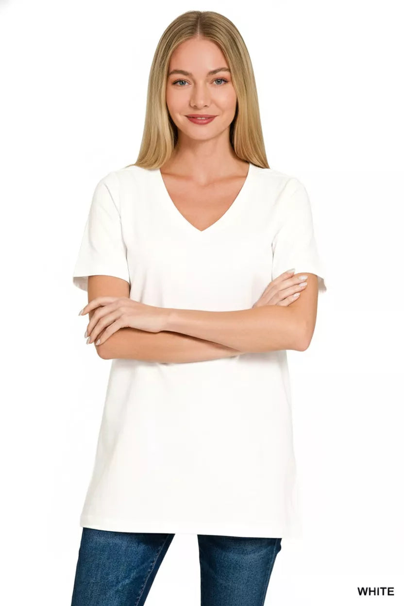 V-Neck Short Sleeve T-Shirt