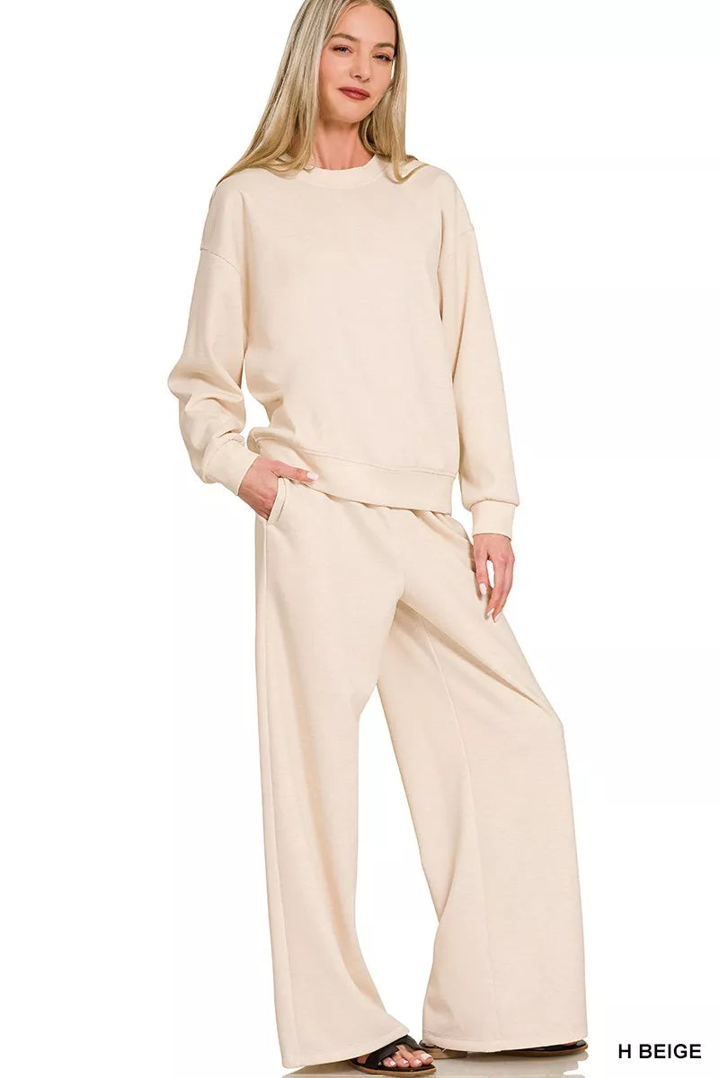 Scuba Crewneck Pullover and Pants Set