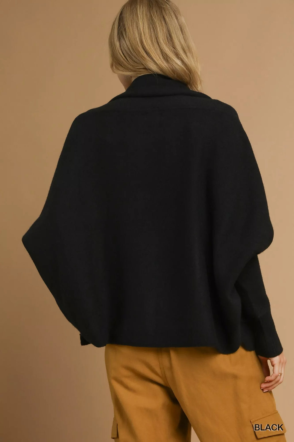 Open Front Cardigan with Front Pockets