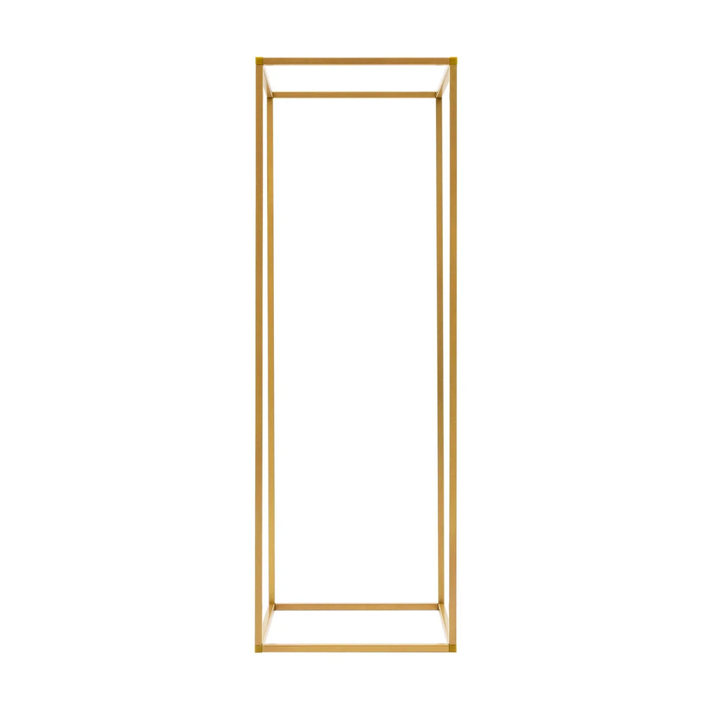 DecorBites™ Elegant 10-Piece Gold Wedding Flower Stand