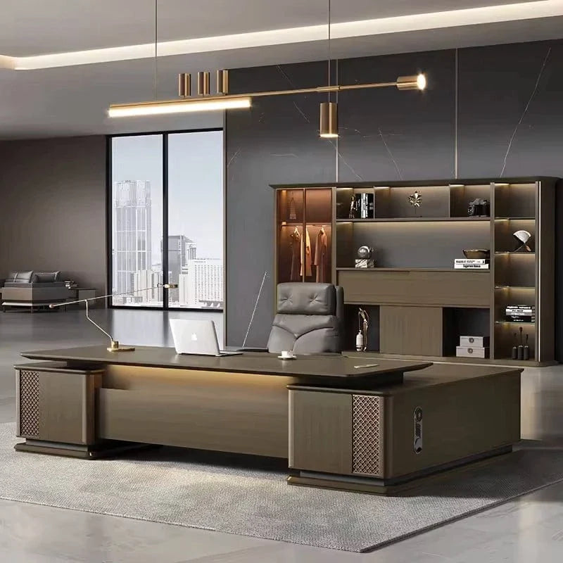 Oxford · Modern L-Shaped Executive Desk