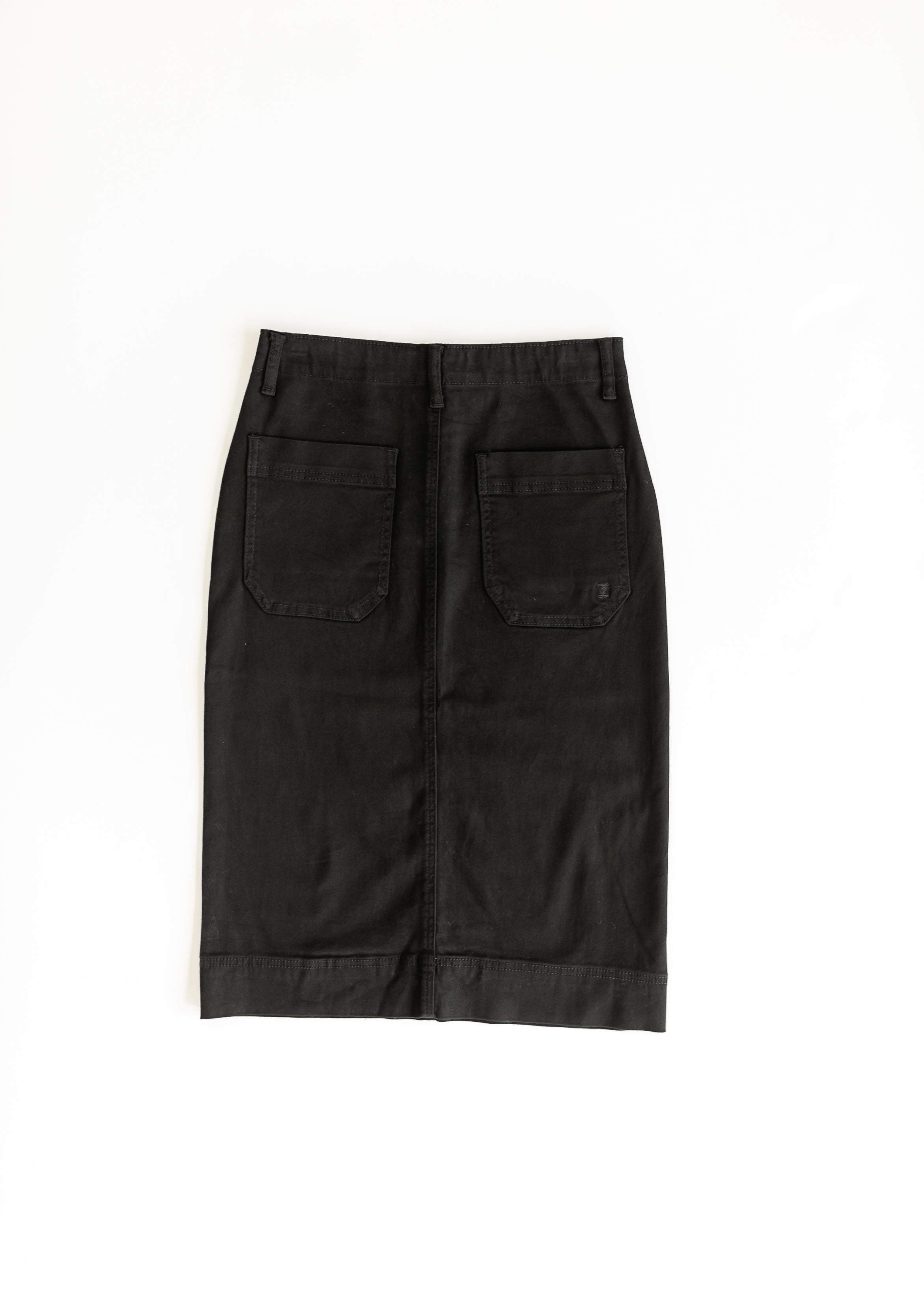 Erica Cotton Twill Midi Skirt