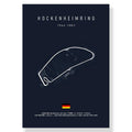 DecorBites™ F1 Circuit Canvas Painting for Living Room