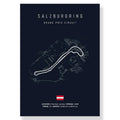 DecorBites™ F1 Circuit Canvas Painting for Living Room Decor