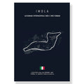 DecorBites™ F1 Race Track Canvas Art Print