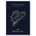 DecorBites™ F1 Race Track Canvas Painting Wall Art