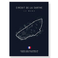 DecorBites™ F1 Race Track Canvas Wall Art Print