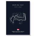 DecorBites™ F1 Racing Circuit Canvas Wall Art