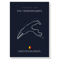 DecorBites™ F1 Racing Track Canvas Art for Living Room