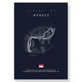 DecorBites™ F1 Racing Track Canvas Art Print