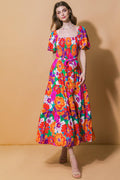 EVERYONE'S DESIRE WOVEN MIDI DRESS
