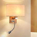 DecorBites™ Fabric Adjustable Bedside Reading Lamp
