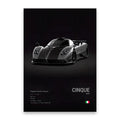 DecorBites™ Famous Cars Canvas Wall Art Print - Modern Home Decor