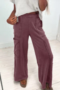 Mineral Red Mineral Wash Cargo Patched Pocket Utility Sweatpants