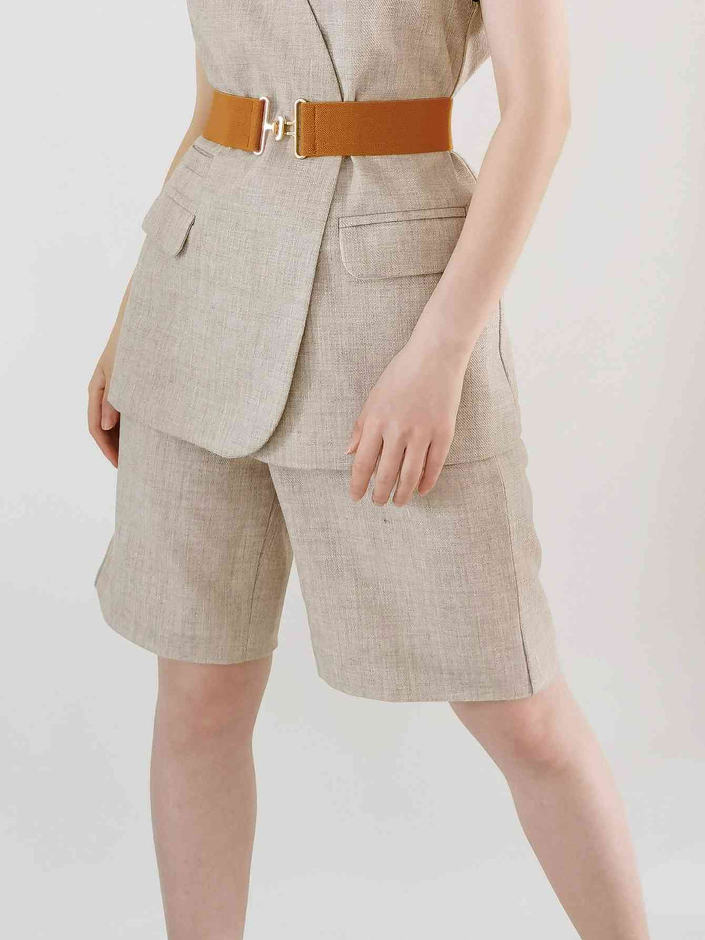 StylishFit Elastic Wide Belt – Adjustable Comfort and Chic Design See size chart under “more details”
