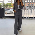 Women's Fashion Tops Casual Pants Suit See size chart under “more details”