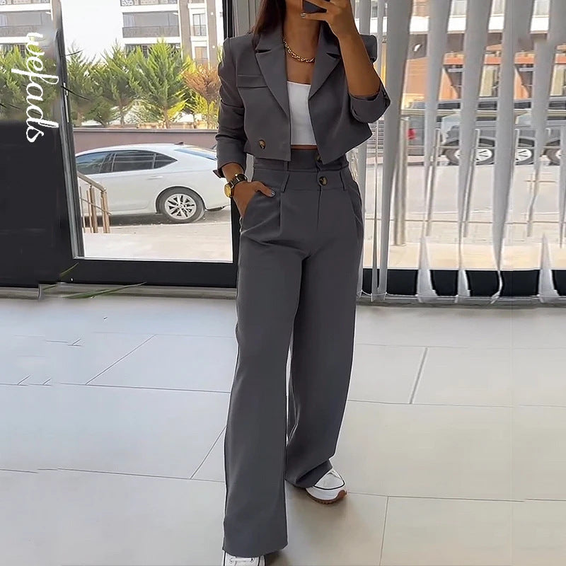 Women's Fashion Tops Casual Pants Suit See size chart under “more details”