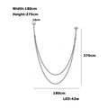 DecorBites™ Flexible Leather Belt LED Chandelier for Living Room