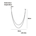 DecorBites™ Flexible Leather Belt LED Chandelier Light