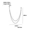 DecorBites™ Flexible Leather Belt LED Chandelier Light for Living Room