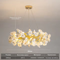 DecorBites™ Floral French White Ceramic Chandelier - Romantic Home Décor