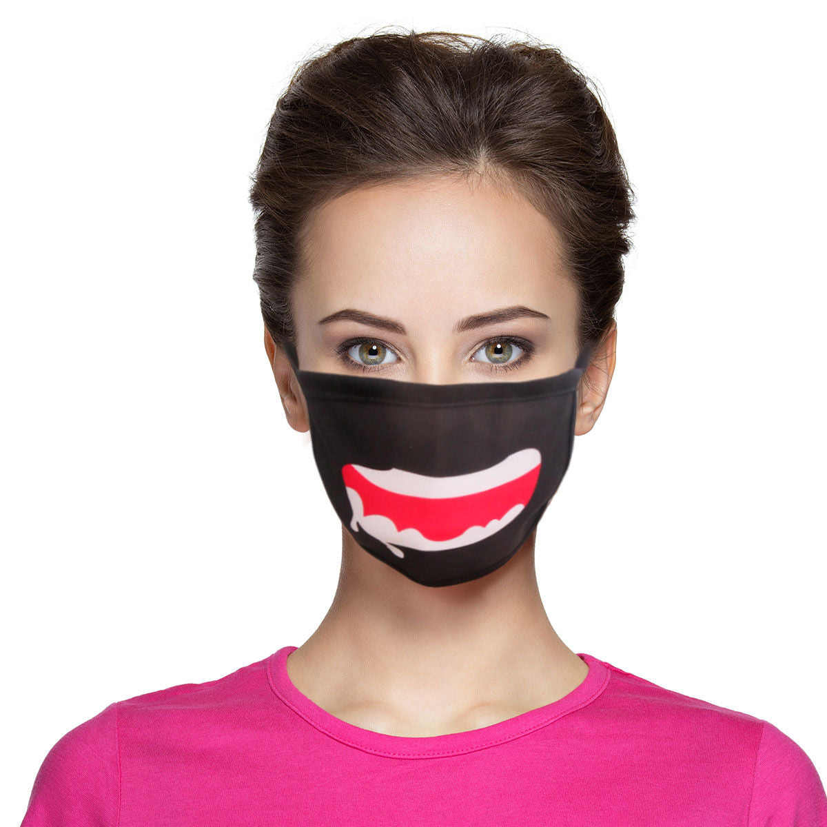 Fashion Face Mask Black Drooling Trendy Casual Accessory