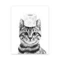 DecorBites™ Funny Animal Bathroom Poster Canvas Wall Art