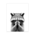 DecorBites™ Funny Animal Bathroom Wall Art Canvas Print