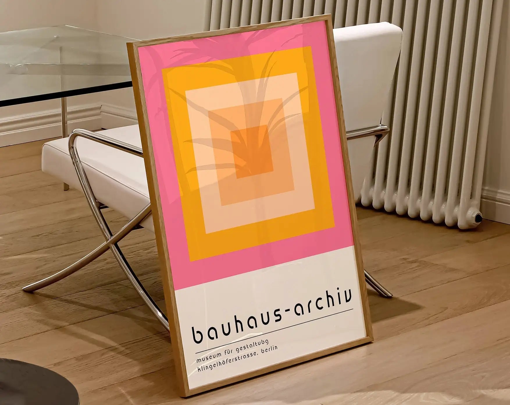 DecorBites™ Geometric Bauhaus Canvas Poster - Modern Home Decor