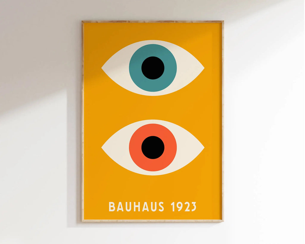 DecorBites™ Geometric Bauhaus Canvas Poster - Modern Home Decor
