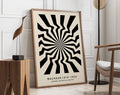 DecorBites™ Geometric Bauhaus Canvas Poster - Retro Mid Century Decor