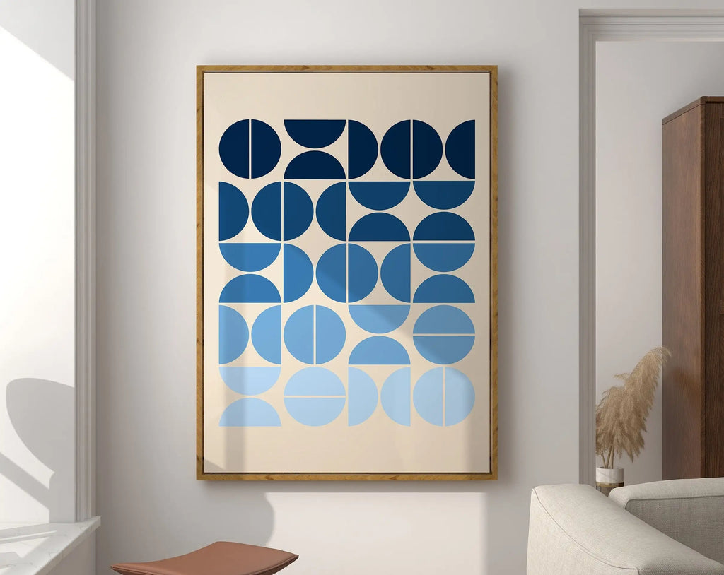 DecorBites™ Geometric Bauhaus Canvas Wall Art