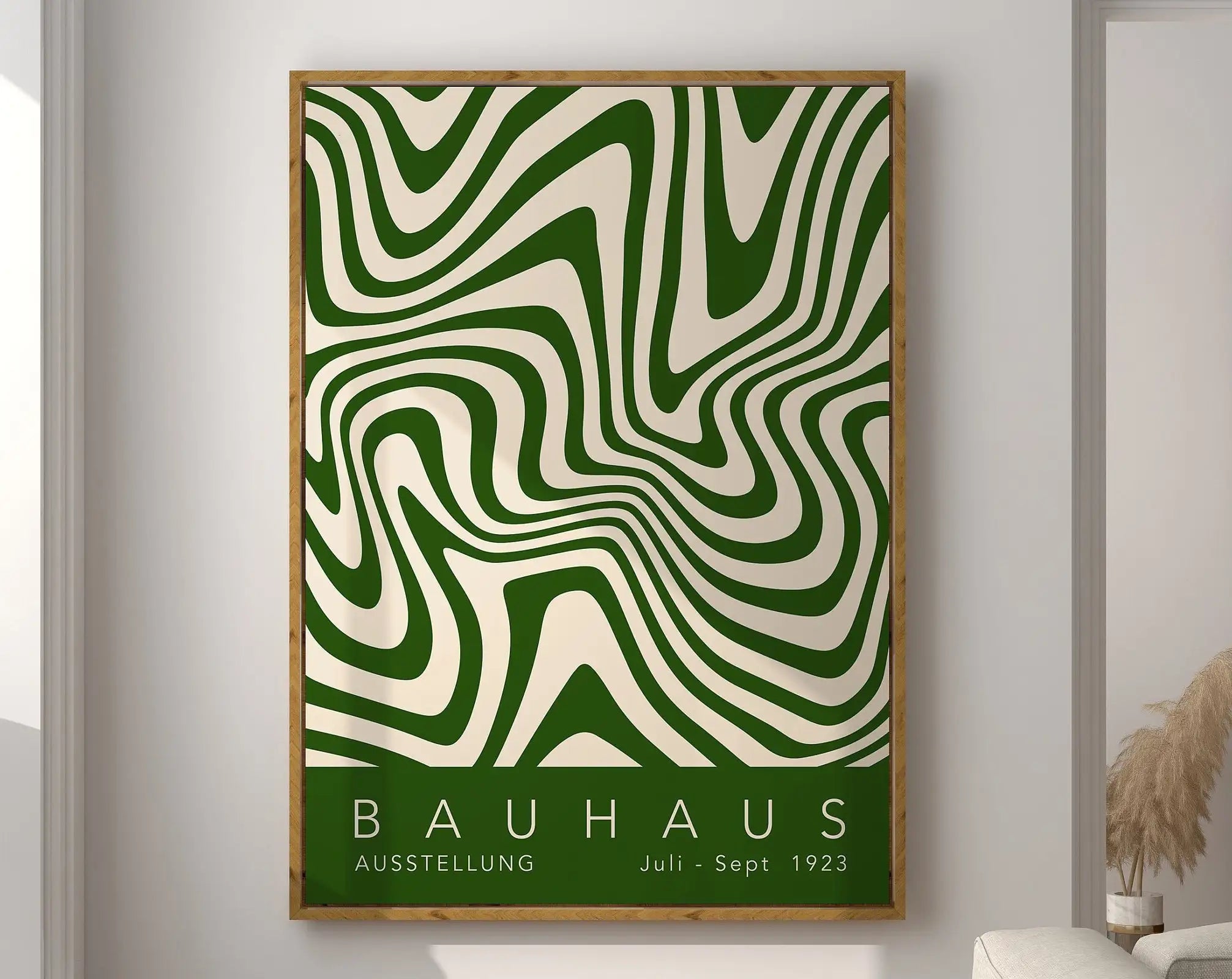 DecorBites™ Geometric Canvas Poster - Mid Century Home Decor