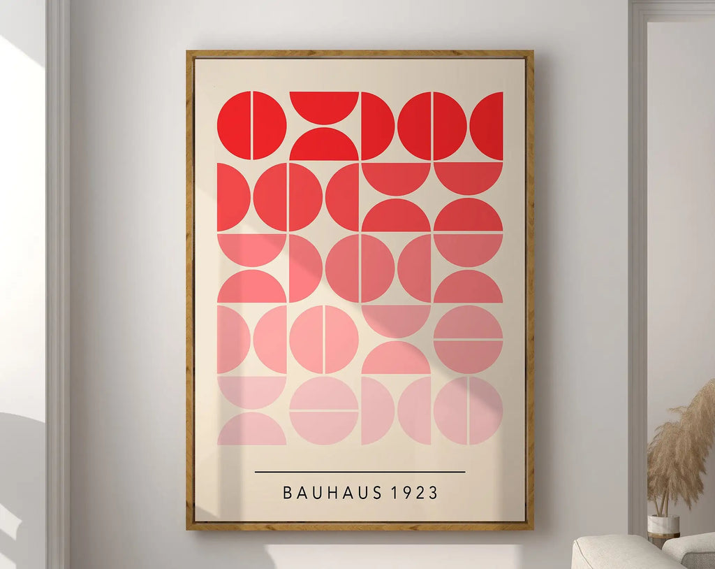 DecorBites™ Geometric Canvas Poster - Mid Century Home Decor