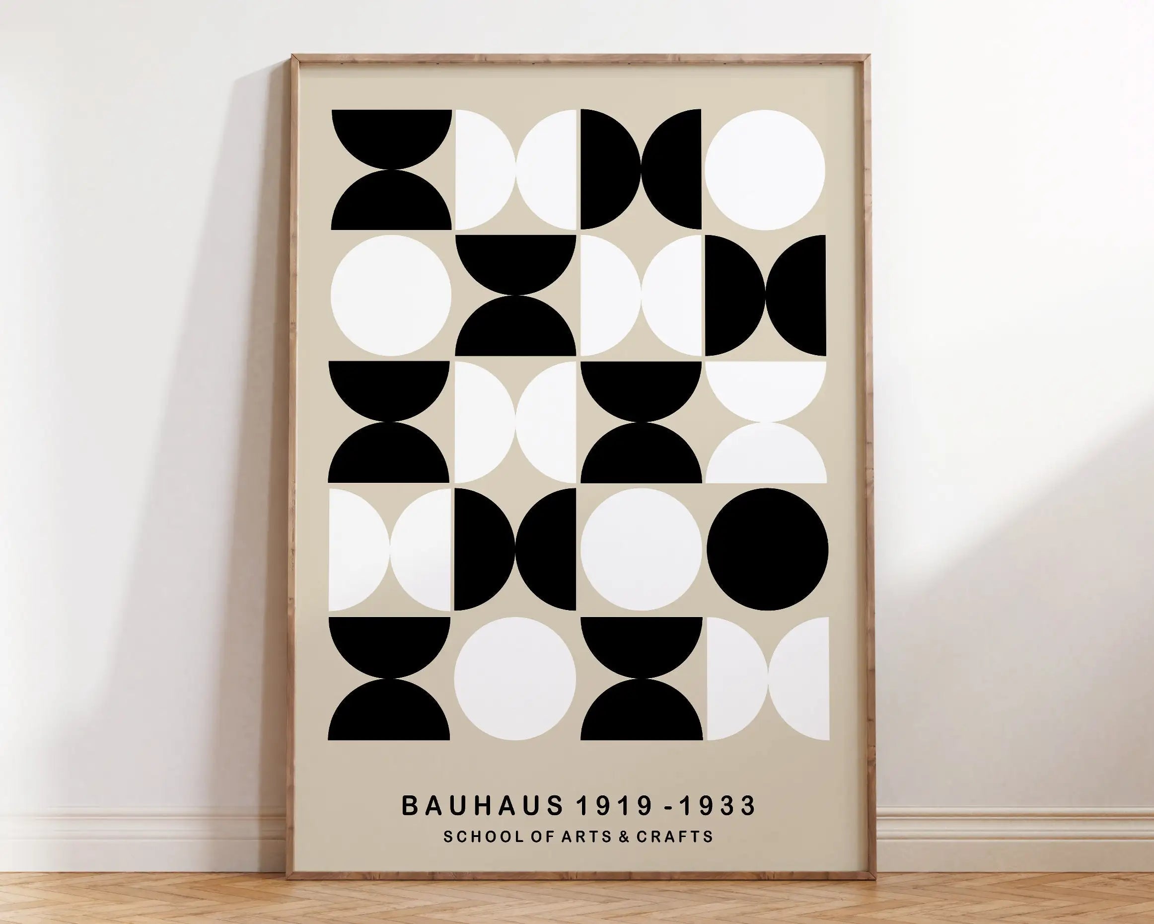 DecorBites™ Geometric Canvas Poster - Mid Century Home Decor