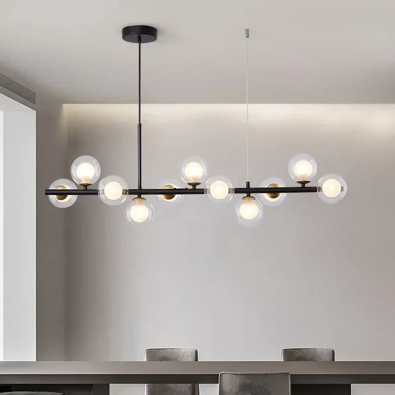 DecorBites™ Glass Ball Chandelier for Home Lighting