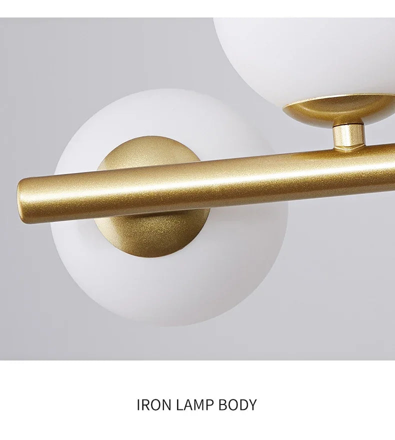 DecorBites™ Glass Ball Chandelier for Modern Home Lighting