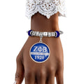 Charm Bangle Bracelet Greek Heritage Stylish Jewelry Accessory