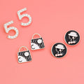 Silver Earring Set Trio Chic Designer-Inspired Stylish Jewelry