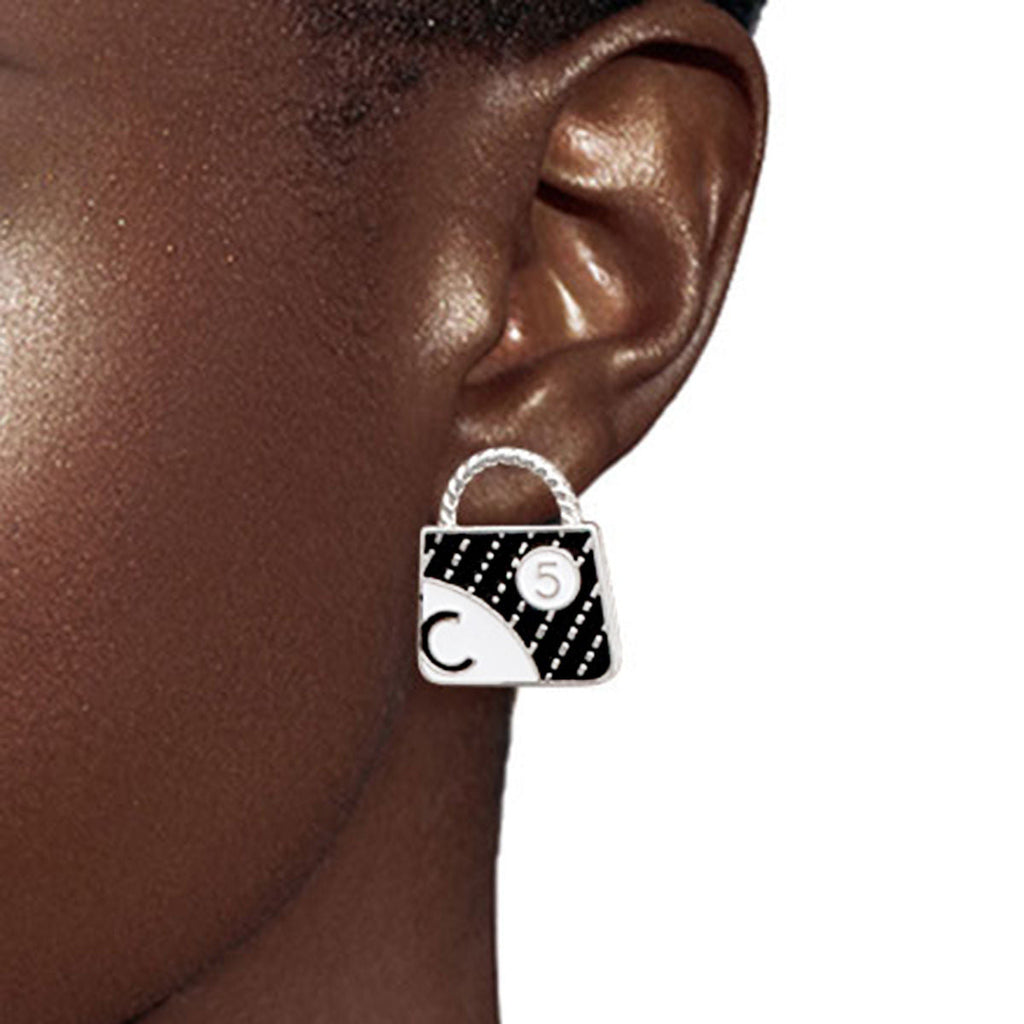 Silver Earring Set Trio Chic Designer-Inspired Stylish Jewelry