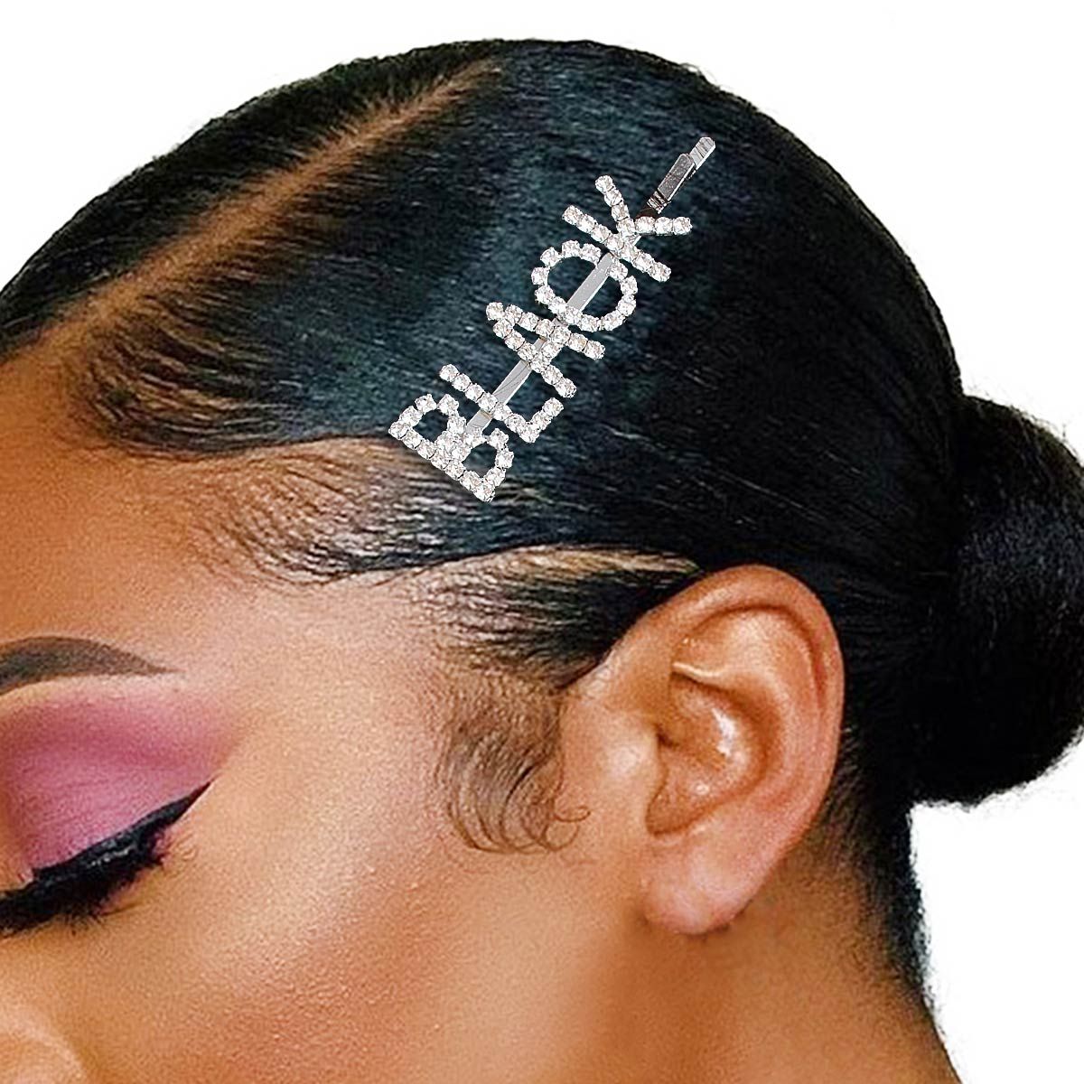 Sparkle Black and Silver Hair Pin – Stylish Fashion Accessory
