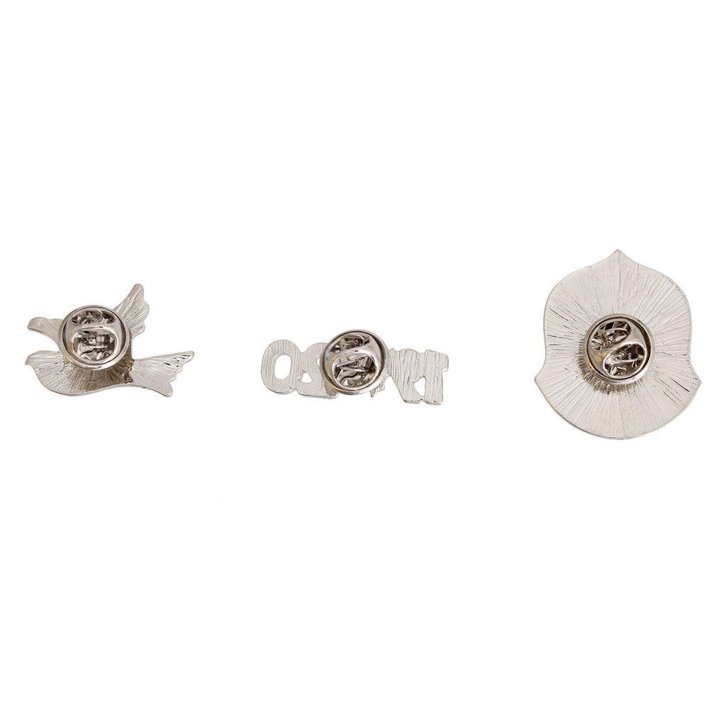 Sorority Pin Set Blue and White Stylish Fashion Accessory