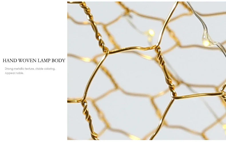 DecorBites™ Gold Cloud Pendant Lights for Home and Restaurant