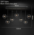 DecorBites™ Gold Glass Bubble Chandelier for Dining Room