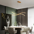 DecorBites™ Gold Metallic LED Hanging Light - Minimalist Island Ceiling Light for Restaurants