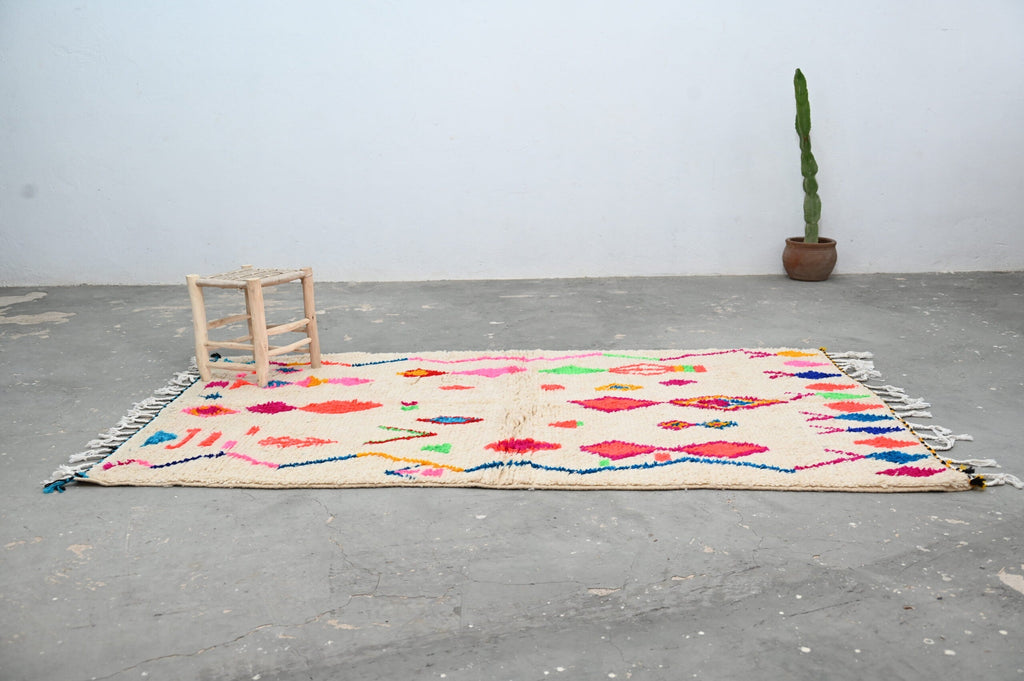 DecorBites™ Handcrafted Moroccan Azilal Rug - 246 x 146 cm