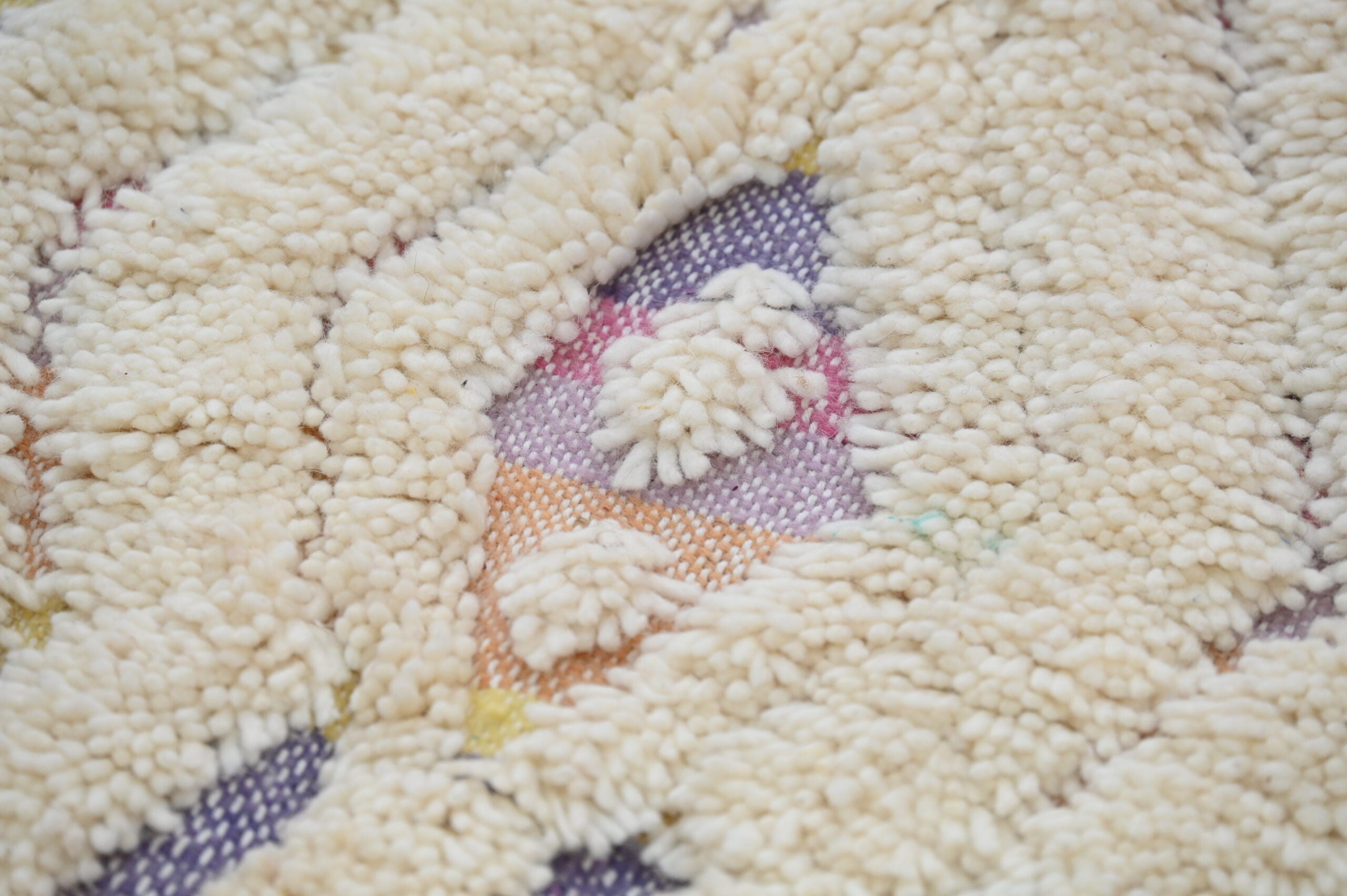 DecorBites™ Handmade Moroccan Azilal Rug, 223x133 cm