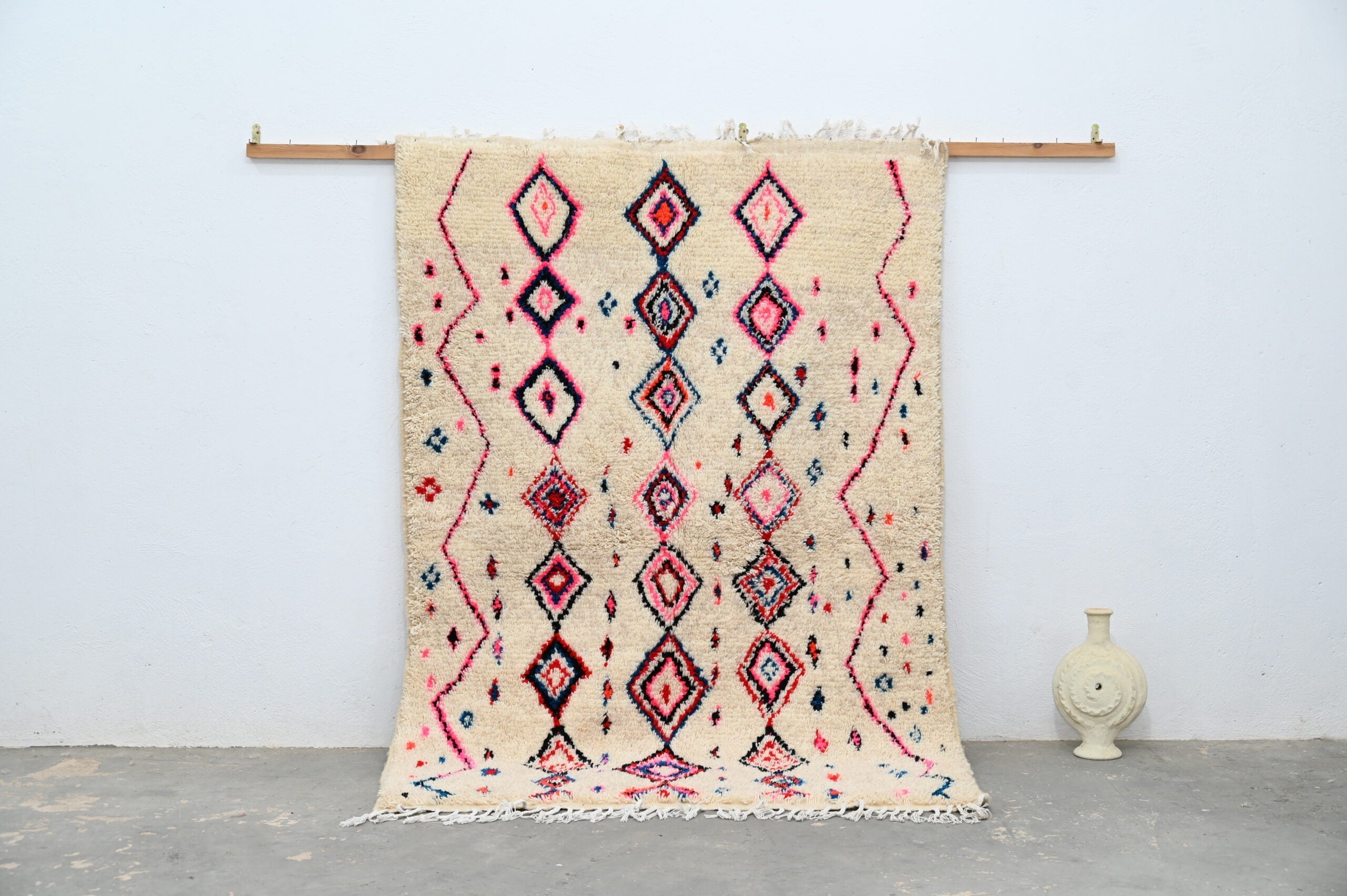 DecorBites™ Handmade Moroccan Azilal Rug - 230x154cm